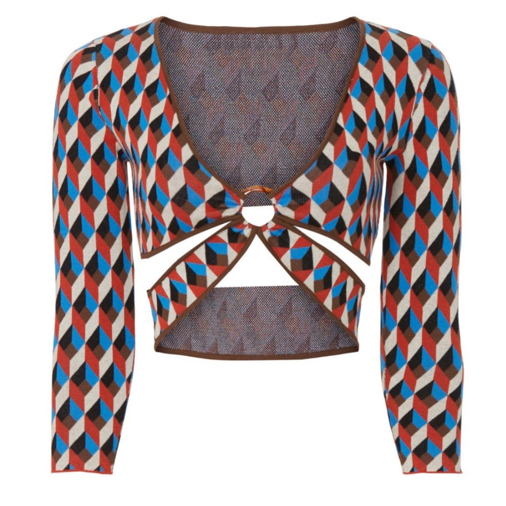 Ronny Kobo Crop Sweater